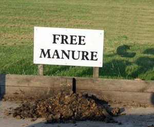 free manure sign